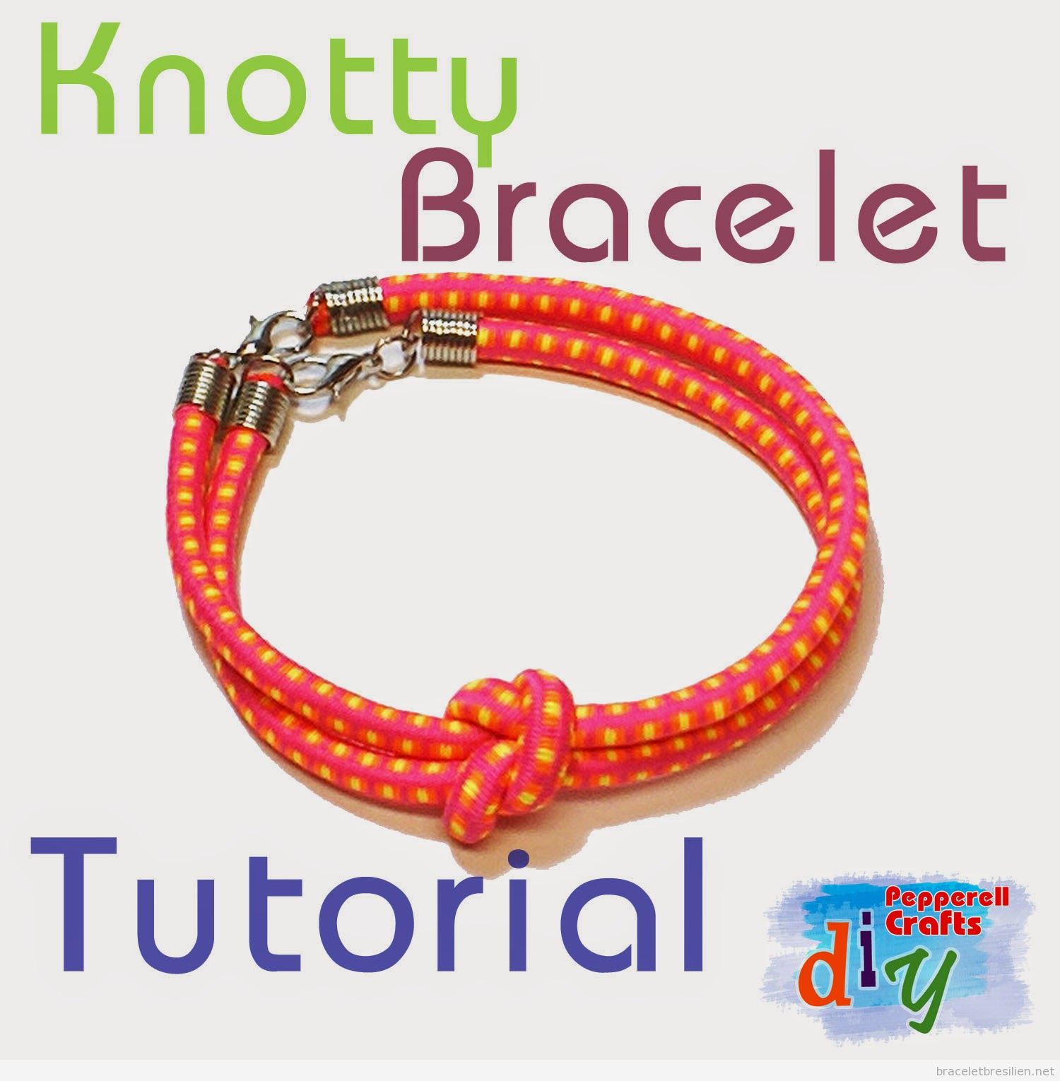 Comment faire un noeud bracelet élastique 
