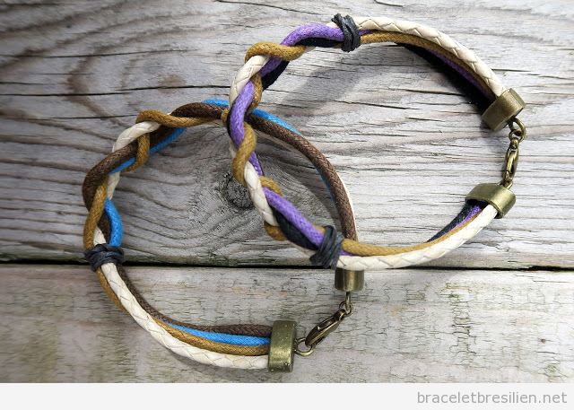 Tuto DIY bracelet cadeau pour hommes Saint Valentin 4