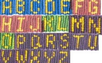 Comment réaliser braceletrs de l&rsquo;amitié avec prenoms, lettre B