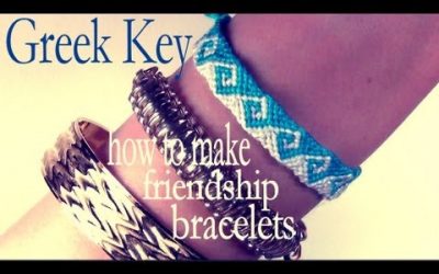 Vidéo tuto, bracelet bréslien avec le motif de vague grecque