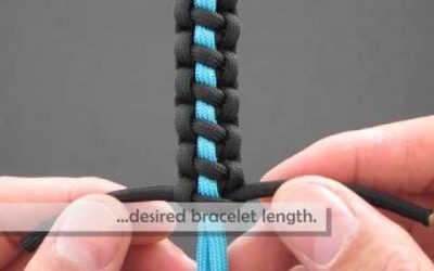 Bracelet de noeuds, style colonne salomonique, comment le fabriquer pas à pas