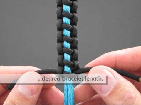 Bracelet de noeuds, style colonne salomonique, comment le fabriquer pas à pas