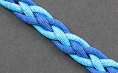 Bracelet de fils ou cordes, modéle serpenté (vidéo)