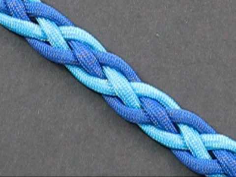 Bracelet de fils ou cordes, modéle serpenté (vidéo)