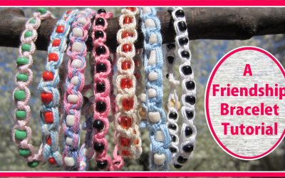 Bracelet brésilien avec des perles, tuto (simple, pour enfants)