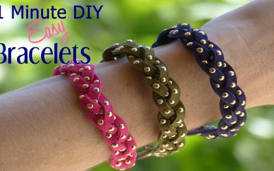 Comment fabriquer un bracelet tressé simple et rapide, tuto pas à pas