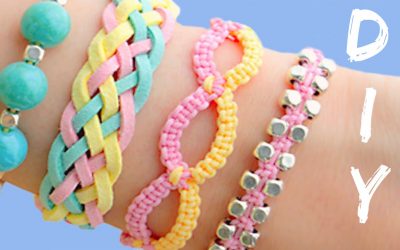 4 bracelets DIY pour réaliser pendant l’été (Vidéo tuto)
