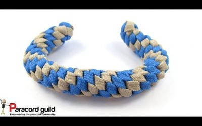 Bracelet fabriqué en cordes de parachute, vidéo pas à pas
