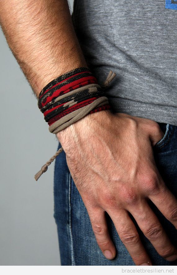 DIY Bracelets pour homme en tissu