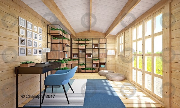 Pouvez-vous imaginer votre atelier dans un abris en bois?